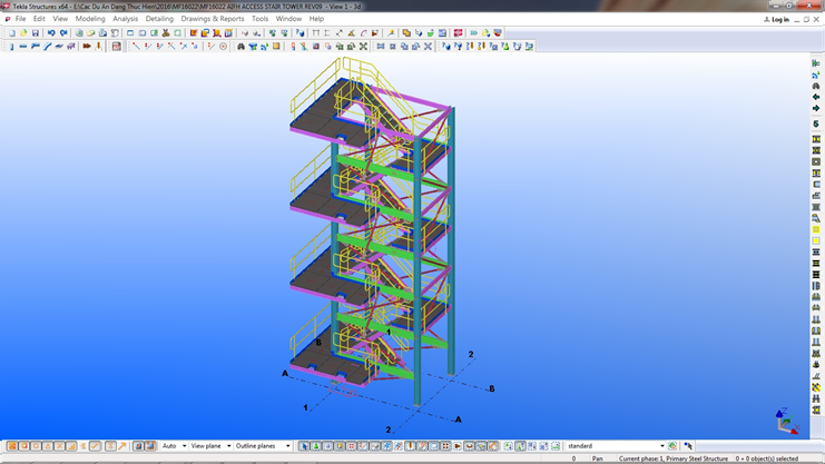 STAIR TOWER FOR AIFH - POWER PLANT 